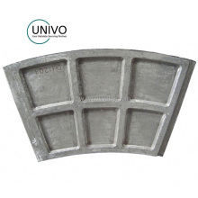Placas fundidas de aço resistentes ao calor e desgaste Placas inferiores Placa inferior de espuma perdida WE132101A